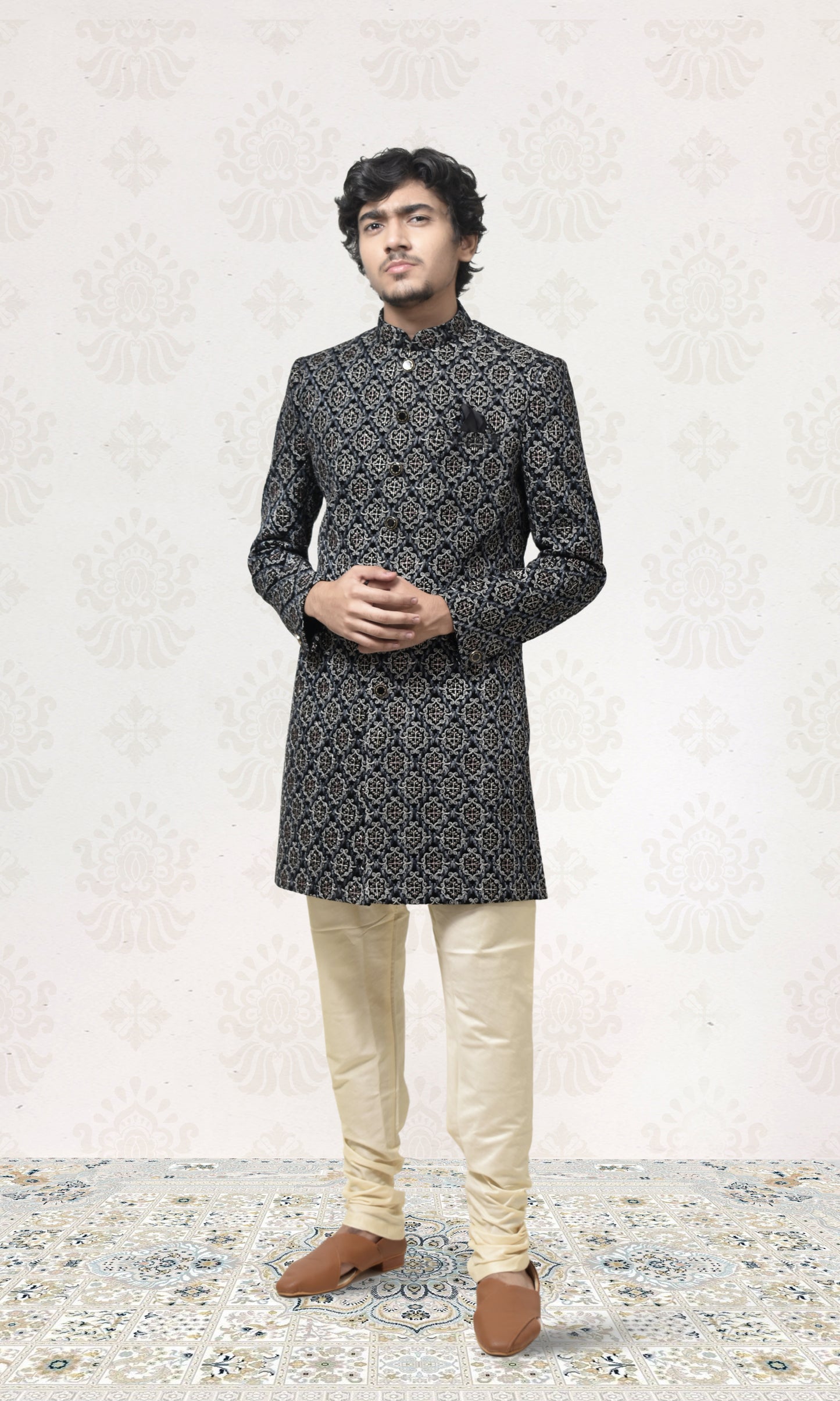 Twilight Opulence Indo-Western with Enchanted Filigree Detailing