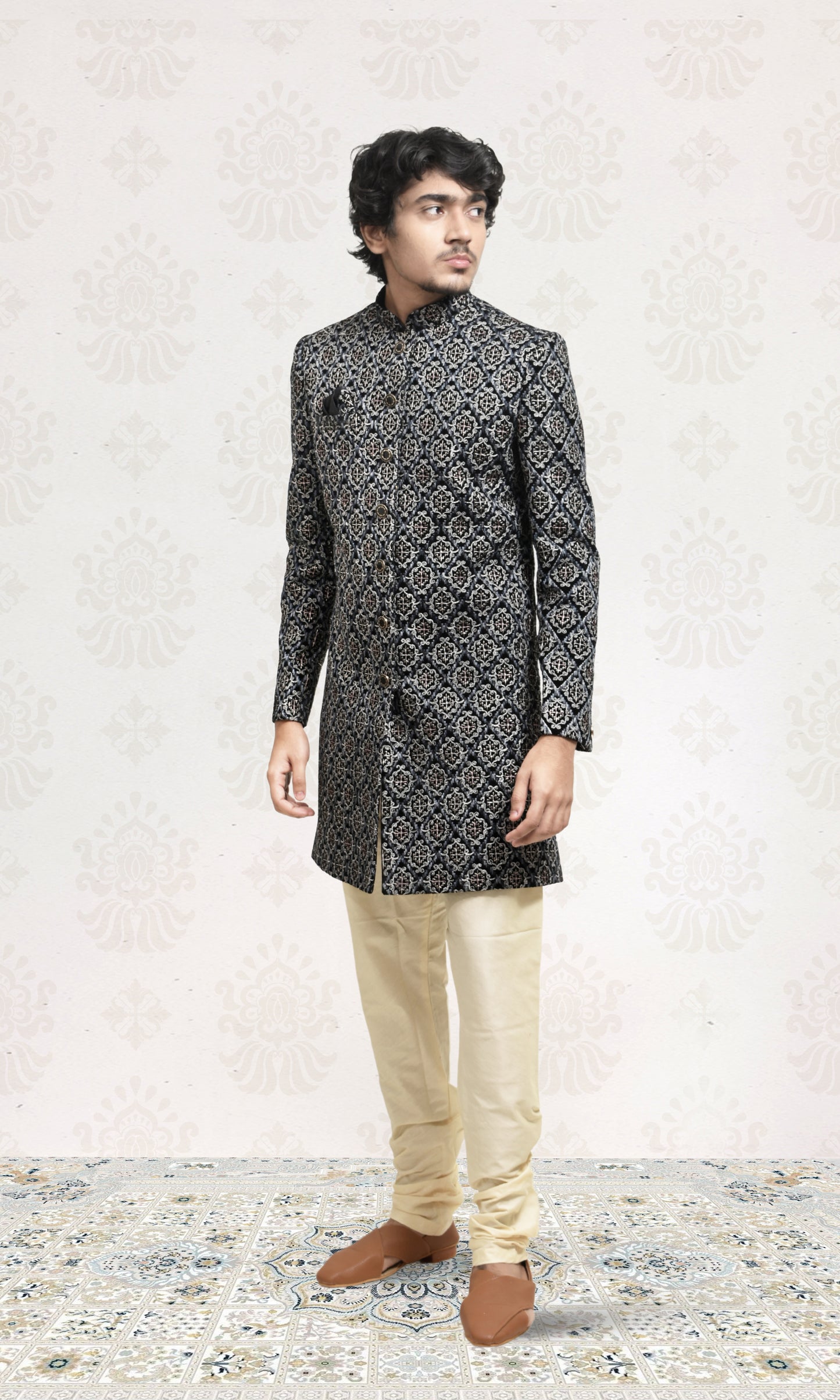 Twilight Opulence Indo-Western with Enchanted Filigree Detailing