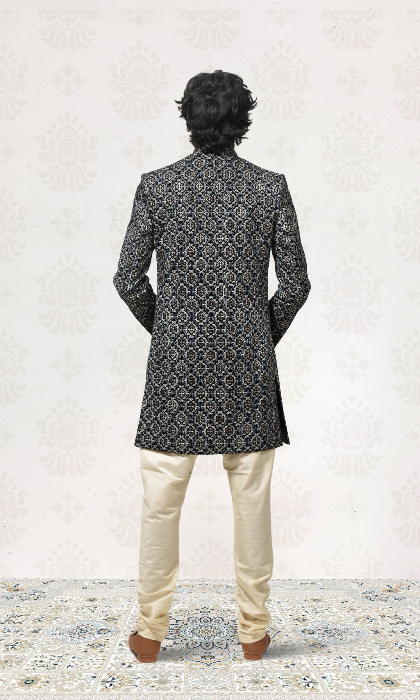 Twilight Opulence Indo-Western with Enchanted Filigree Detailing