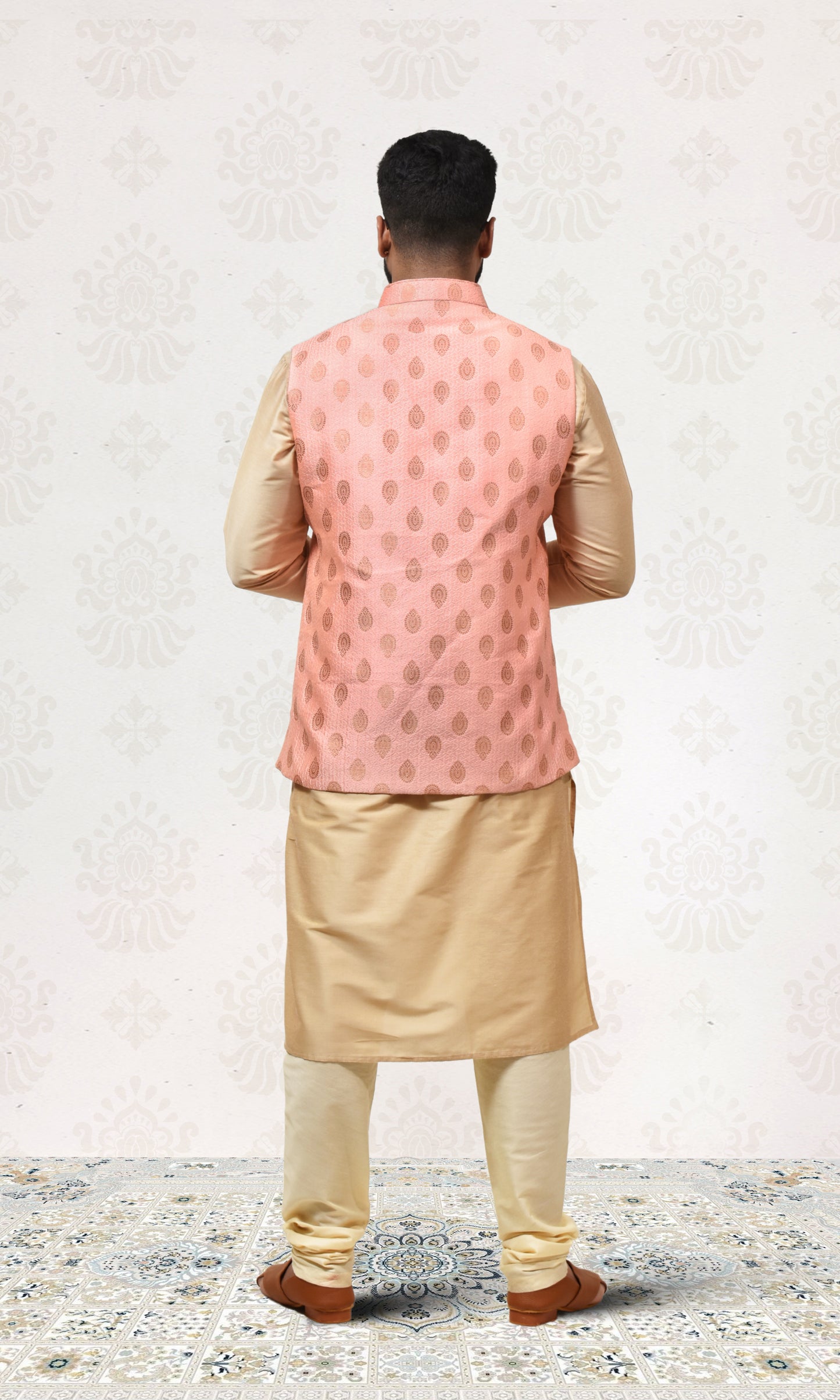Empress Pink Jacket with Gilded Paisley Charm