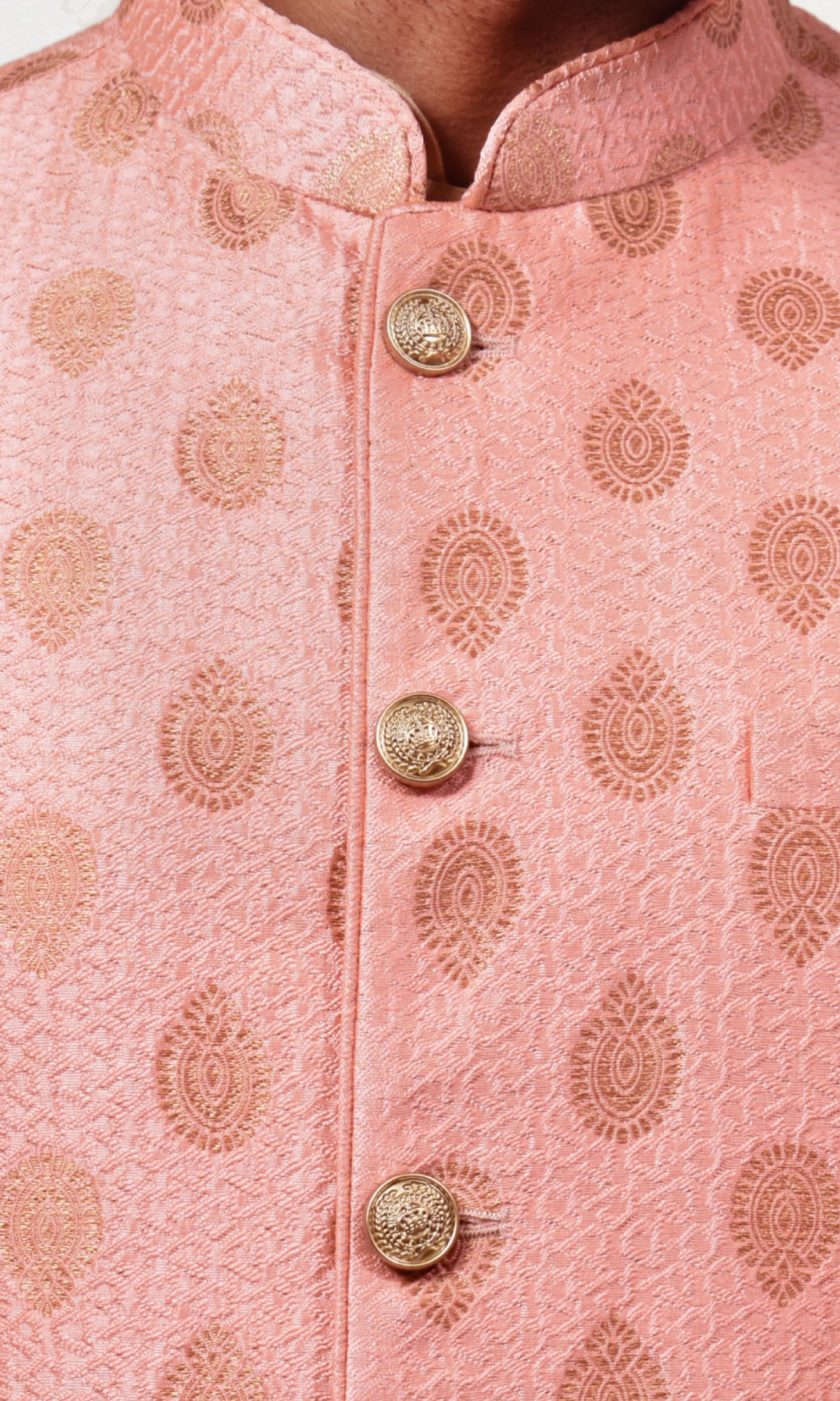 Empress Pink Jacket with Gilded Paisley Charm