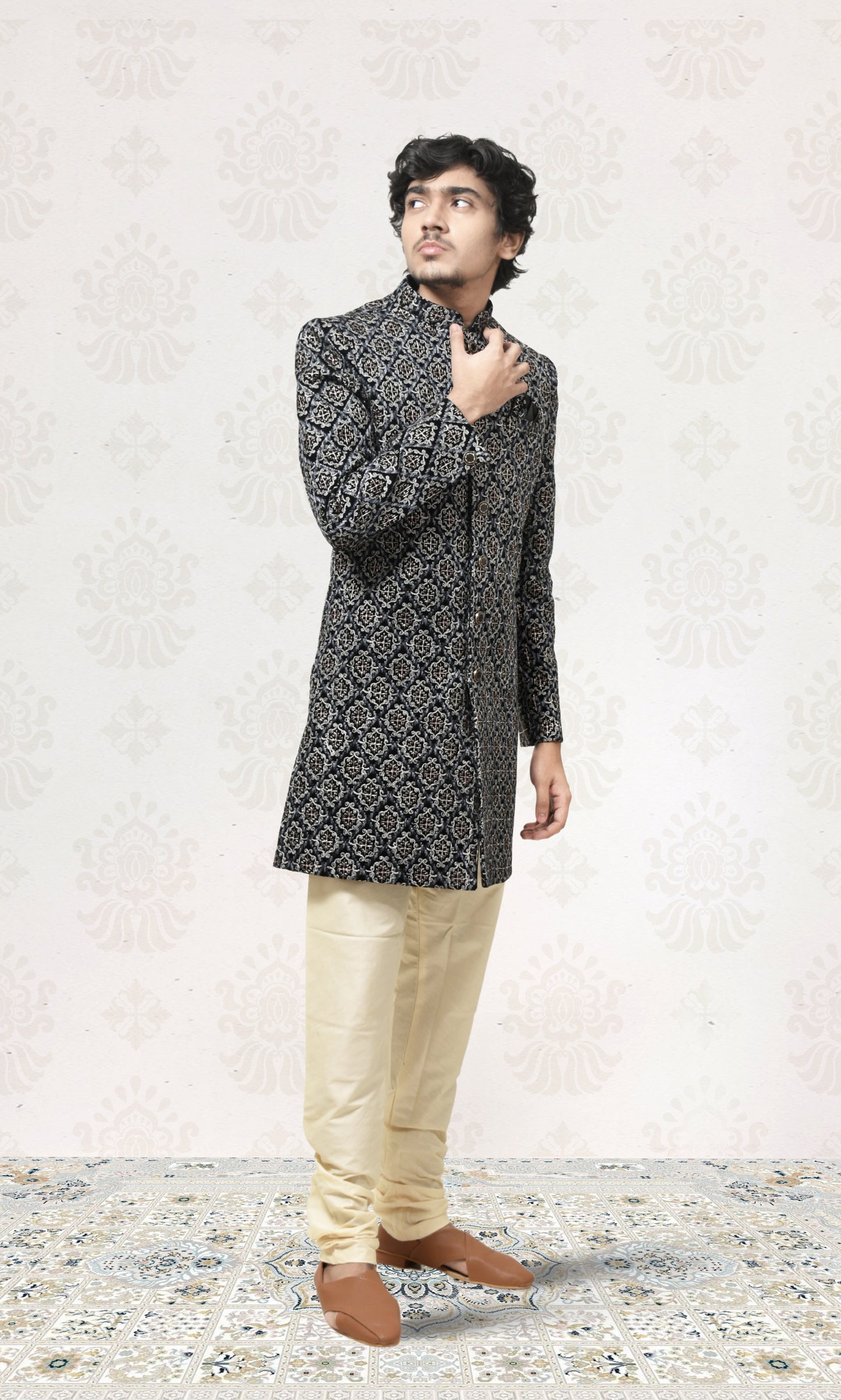 Twilight Opulence Indo-Western with Enchanted Filigree Detailing