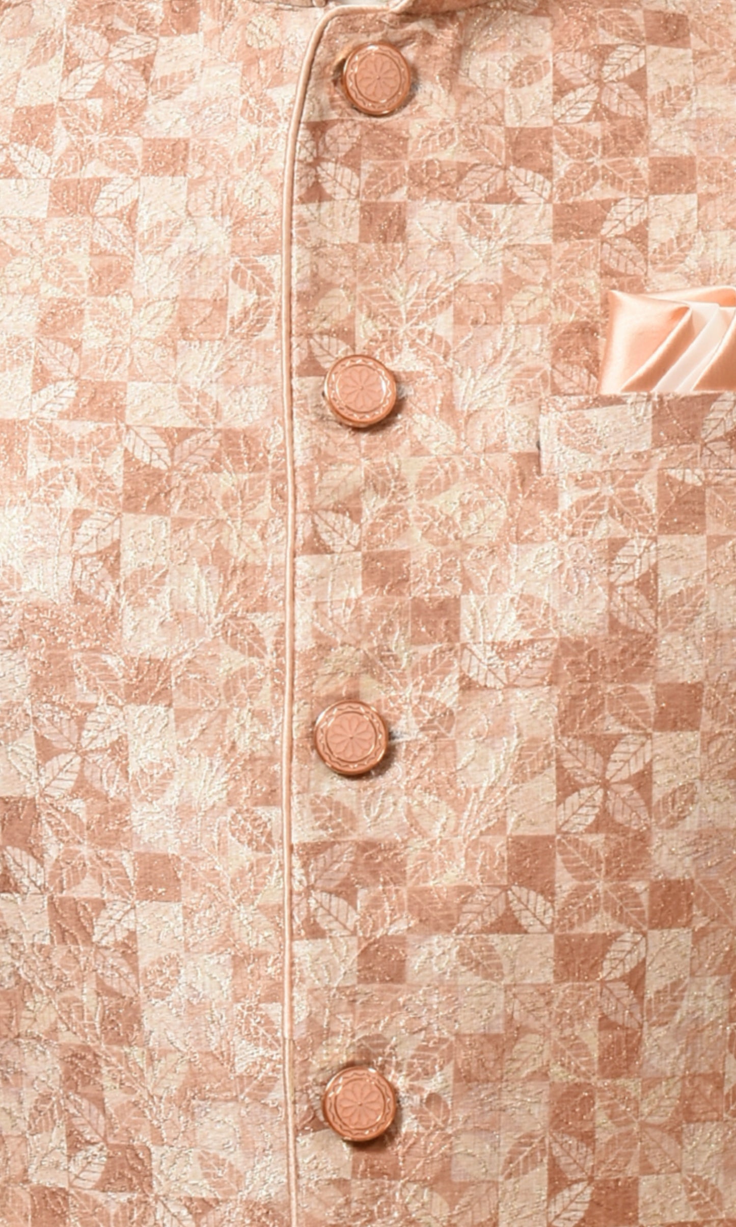 Dusky Petal Jacket with Heritage Floral Detailing