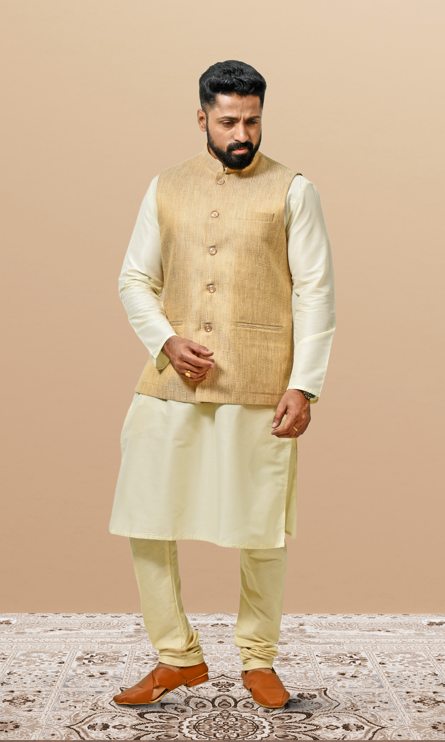 Golden Dune Jacket with Classic Heritage Texture