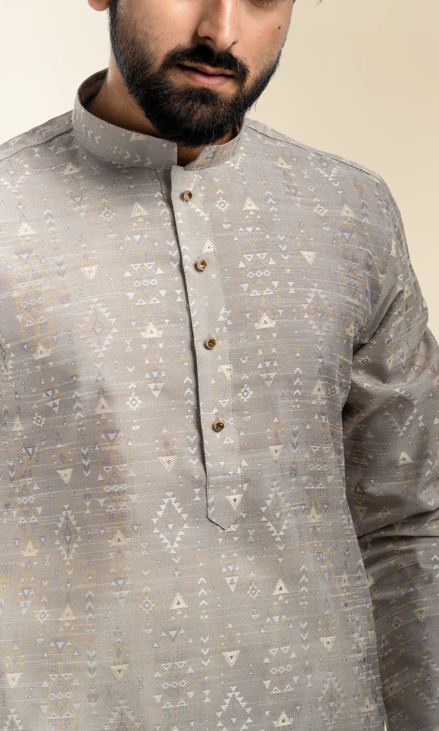 GREY WARLI ART INSPIRED KURTA