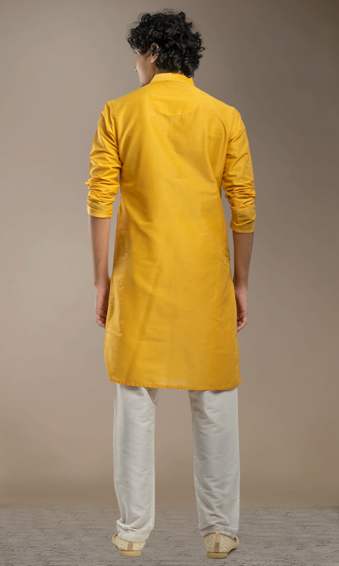 HALDI YELLOW SOLID KURTA