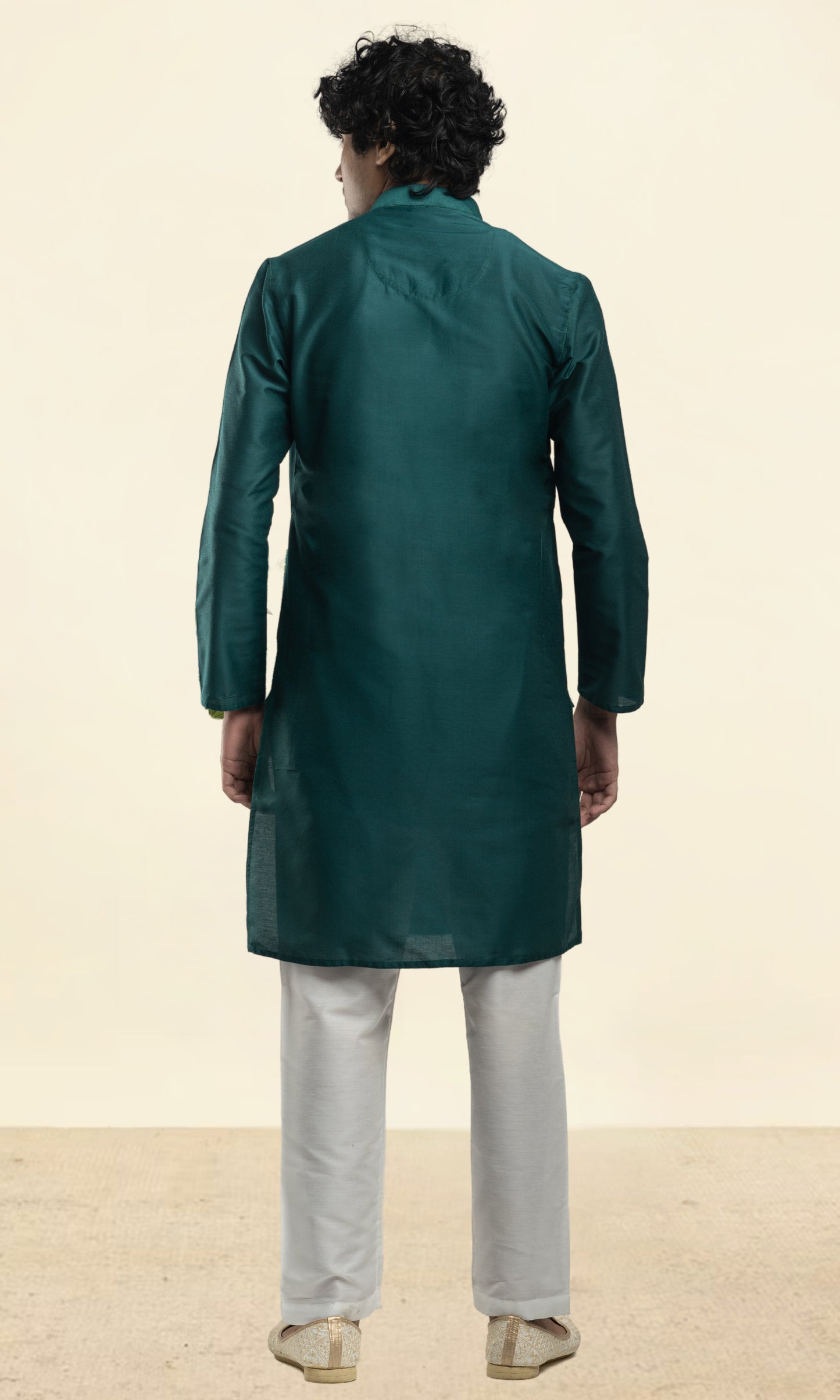 RAMA GREEN SOLID KURTA