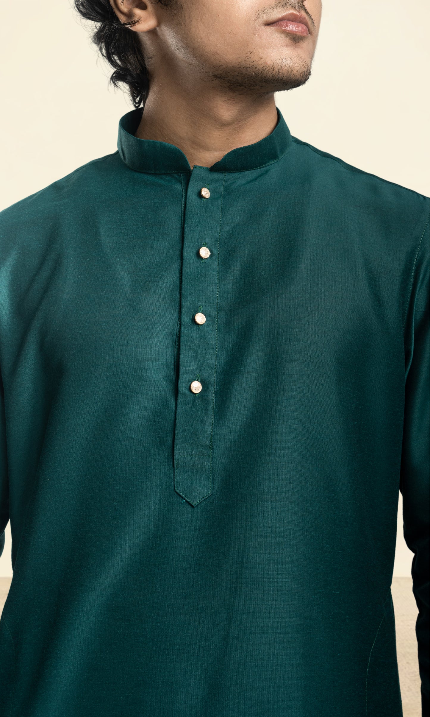 RAMA GREEN SOLID KURTA